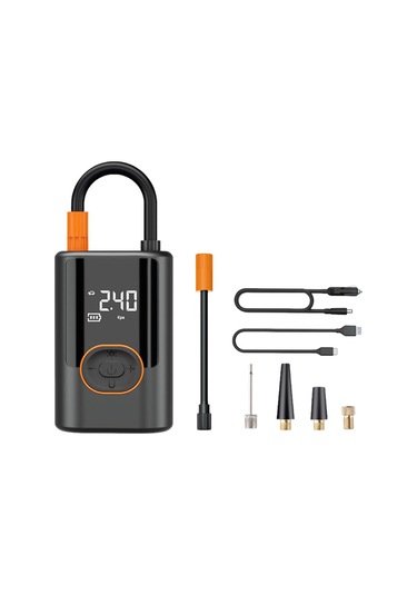 Reedark Kablosuz Araç Lastik Pompa, 150 Psi Hızlı Şişirme, Dijital Göstergeli, Otomatik Kapanma, 4 Ön Ayarlı Mod, Usb Power Bank Ve Led Işık