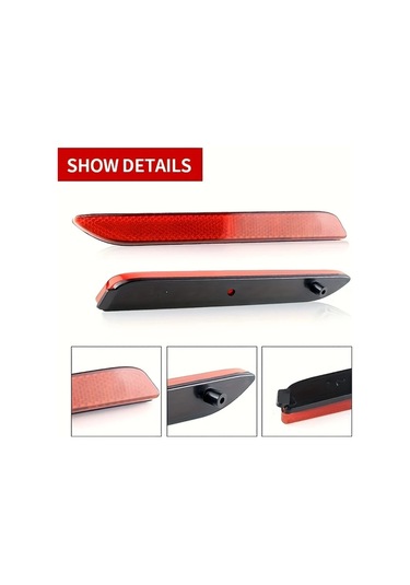 Dashanshop Rly010-nr Arka Tampon Reflektör Işık Kırmızı Kapak 2 Adet Toyota Rav4 Camry Sienna