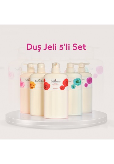 Enchanteur Duş Jeli 5'li Set