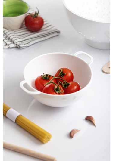 Akrilik Beyaz Mini Pirinç Süzgeçi & Bakliyat Süzgeçi 3 Su Bardağı Ölçülü Diğer