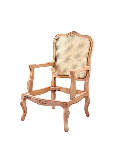 Masifart Lingua Hasırlı İtalyan Oymalı Berjer Cilasız Ham Diğer