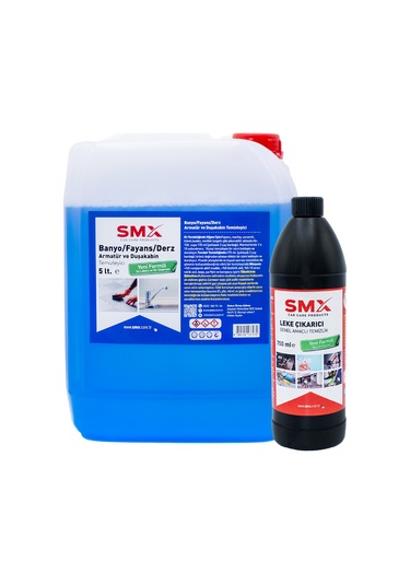 Genel Amaçlı Temizlik Ürünü 750ml + Banyo-fayans-derz-armatür Ve Duşakabin Temizleyici 5 Lt