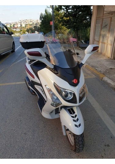 Motocam Sym Gts Evo 250 Ön Cam 2006-2015 Model 63cm Şeffaf Renkli 4mm 10cm Daha Uzun