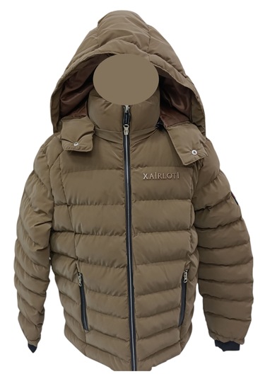 Erkek Çocuk /kız Çocuk Kapüşonu Çıkabilen İçi Peluş Astarlı Fermuar Cepli Kahverengi Renk Mont Kahverengi