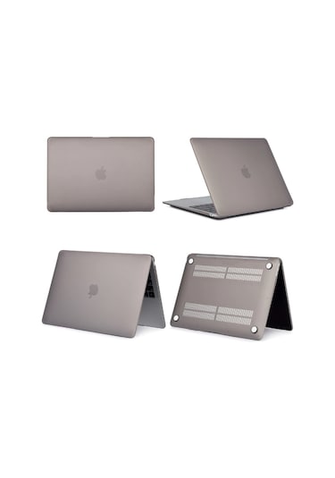 Apple Uyumlu MacBook Pro 2020 M1 A2338 13" Hardcase Koruyucu Kılıf Kapak Siyah