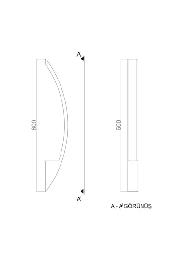 Tra74217 Eco 60 Cm Led Aplik Arrow Ilık Beyaz