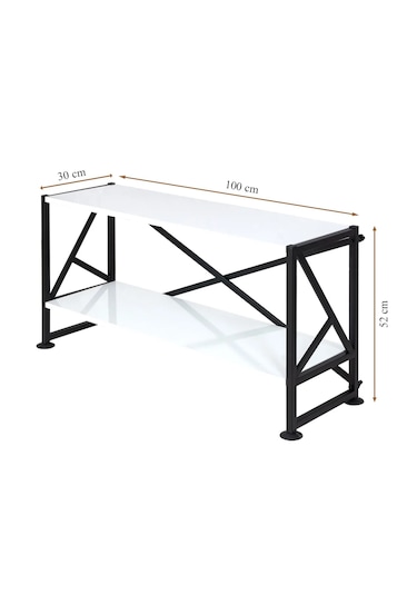 Tv Ünitesi Tv Sehpası Beyaz 100x30 Yükseklik 100 Cm