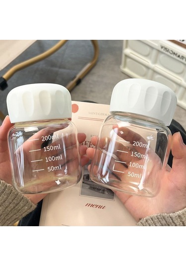 Jian Fan Ölçekli Yağkabışeffaf Cam Su Bardağıdıyeş Yeşil