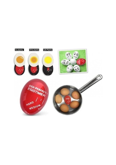 Dublör Yumurta Zamanlayıcı Egg Timer - Yumurta Dublörü Çok Renkli