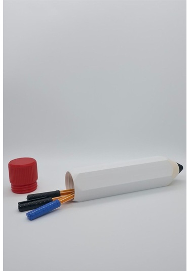 Kalem Kalemlik Hexa Kalemlik Kalem Kutusu 5x5x22cm Altıgen Kalemlik