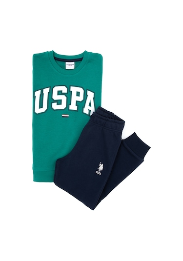 U.s. Polo Assn. Erkek Çocuk Mint Pijama Takım 50318688-vr090 Mint