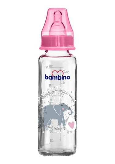 Bambino Cam Desenli Biberon 225 ML B014