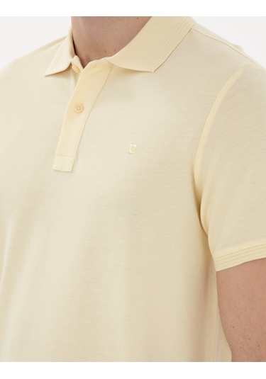 Pierre Cardin Erkek Açık Sarı Tişört Basic 50302561-vr004 Açık Sarı
