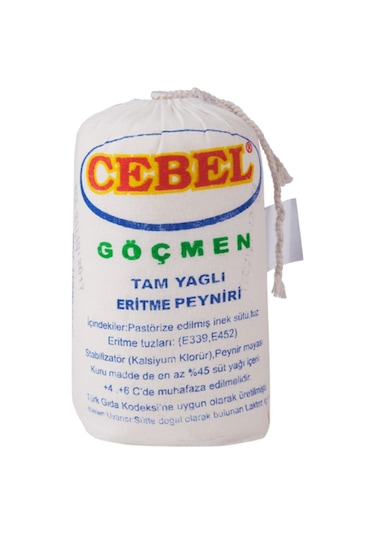 Cebel Göçmen Tam Yağlı Eritme Peyniri 1 KG
