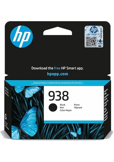 HP 938 4S6X8PE Siyah Mürekkep Kartuş