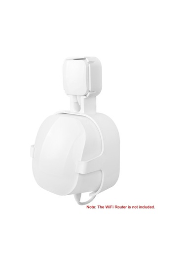 Moly Df-1092 Beyaz Duvar Montajlı Tutucu - Eero 6 Router İçin Uyumlu - Amerikan/euro Versiyon Beyaz