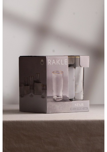 Rakle Star 4'lü Meşrubat Bardağı Seti 380 Cc Renkli