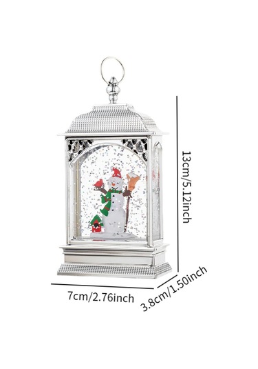 Suntek Yılbaşı Kar Küresi El Sanatları Adamı Tatil İçin 7cmx3.8cmx13cm