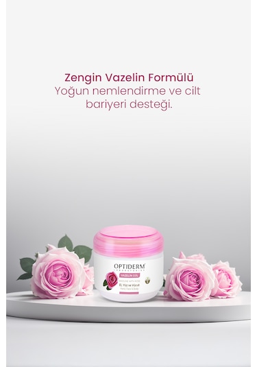 Optiderm Vazelin Gül 100 Ml