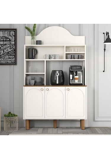 Bohem Kahve Köşesi 120cm - Krem Krem