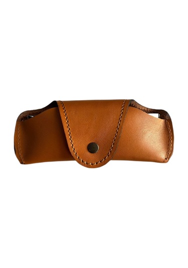 Lnleather Gerçek Deri Gözlük Kılıfı Açık Kahve 95838127