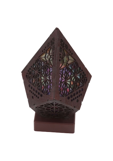 Renkli Bohem Led Gece Lambası Kutup Yıldızı Yıldızlı Gökyüzü Zemin Projeksiyon Lambası İç Mekan Avlu Bahçe Dekorasyonu İçin Diğer