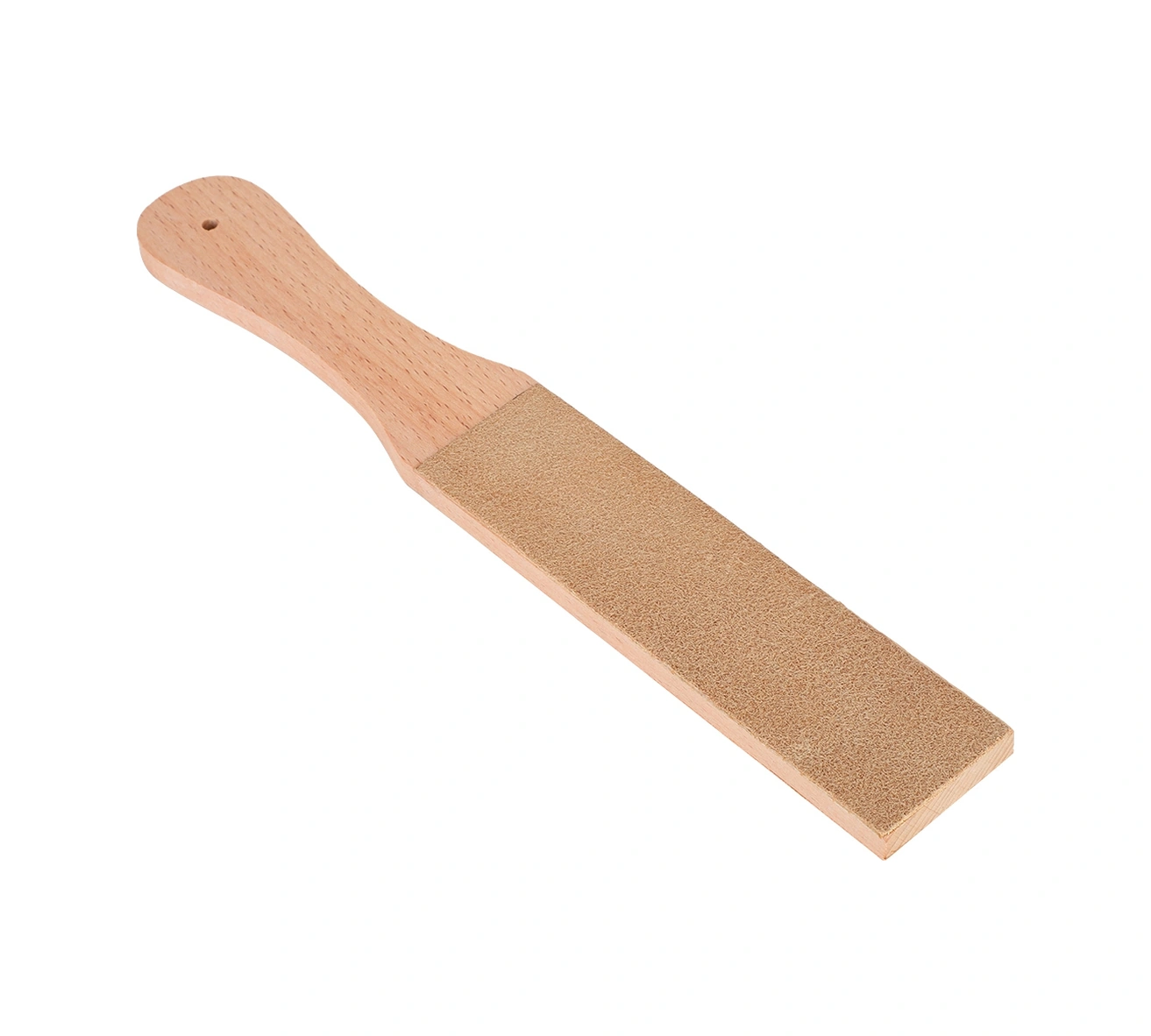 Wezone Ahşap Saplı İki Yönlü Deri Taslağı - Bıçak, Razör, Deri Aletlerini Keskinleştirme Aracı Bitkisel Deri