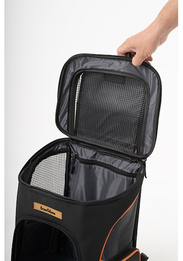 Brave Paws 4 Tekerli Kedi ve Köpek Taşıma Çantası Frenli