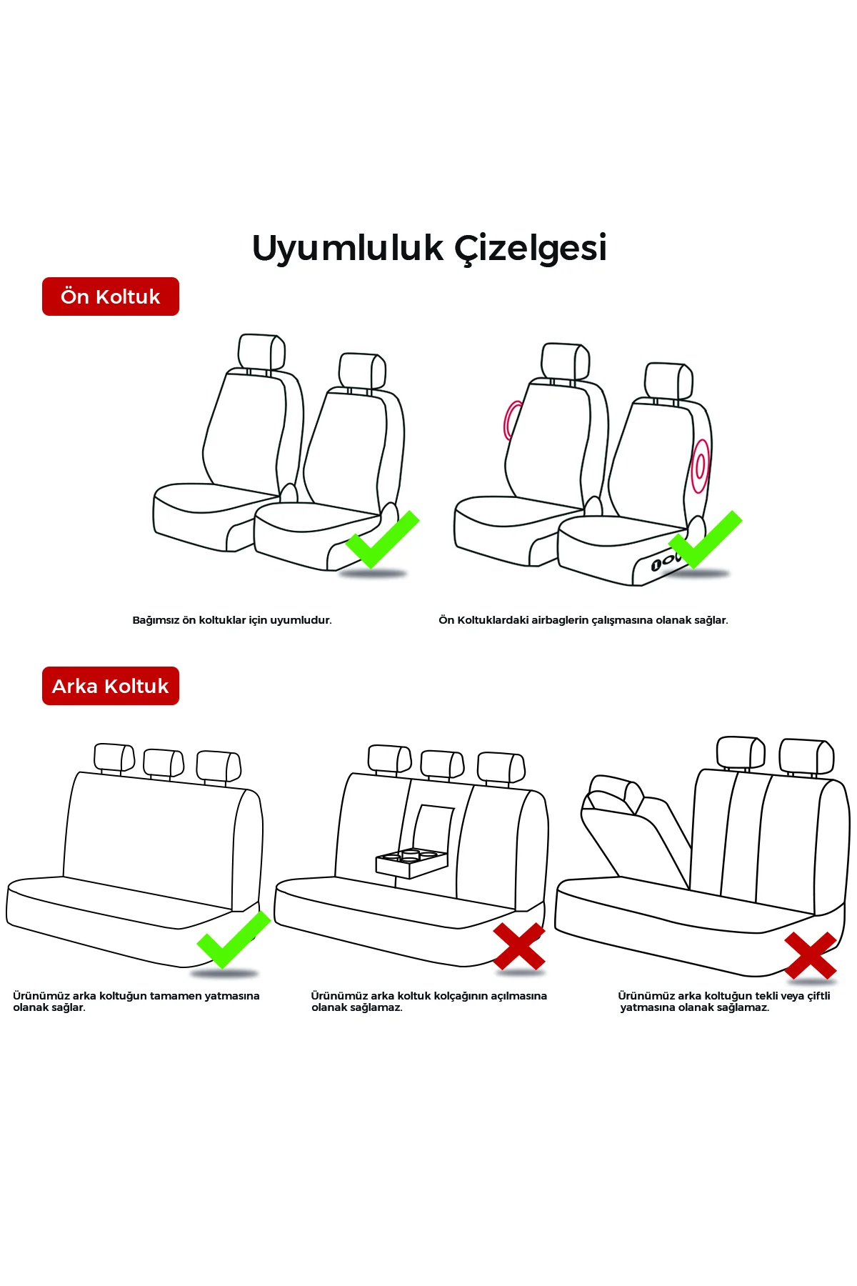 Pandami Oto Koltuk Kılıfı, Tam Set, Gofraj / Mavi Mavi