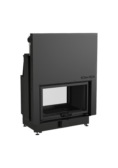 Echa Tech Asansörlü Tünel Çelik Şömine Haznesi 80 X 51 Çift Yüzlü