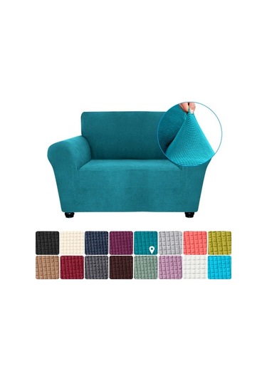 Flybuy Yıkanabilir Esnek Koltuk Kılıfı - Anti-kaygan, Çocuk & Evcil Hayvan Dostu, 16 Renk, Göl Mavisi DiğER