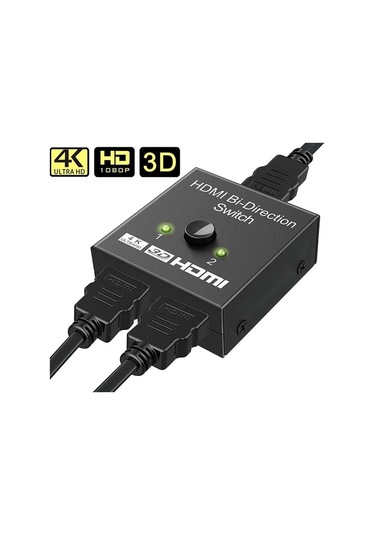 Port Çift Yönlü Hdmi Switch Splitter Ekran Monitör Çoklayıcı