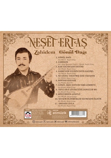 Neşet Ertaş - Zahidem / Gönül Dağı (Müzik Cd)
