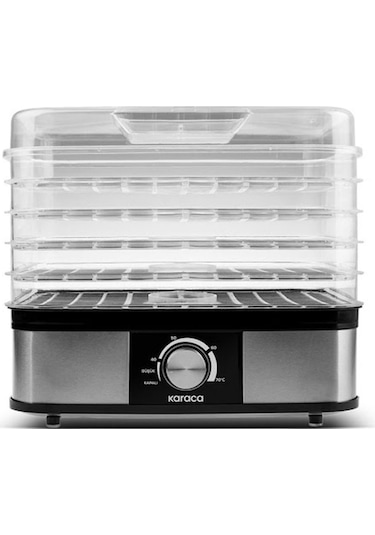 Karaca Meyve, Sebze ve Et Kurutma Makinesi, 5 Raflı, Ayarlanabilir Sıcaklıklı