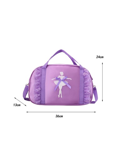 Homyl Bale Dans Çantası Tatlı Tutu Elbise Seyahat Için Çocuk Mor
