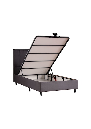 Kilim Mobilya Royal Plus Sandıklı Baza Başlık Seti Antrasit 90 X 190