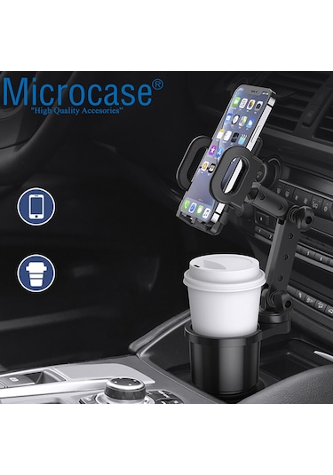 Microcase Araç İçi 2in1 Bardak ve Telefon Tutucu 30 cm - AL3488