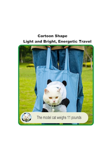 Geeksen Kedi Köpek Taşıma Çantası - 11 Pound'a Kadar Taşınabilir Çok Renkli Omuz Çantası Outdoor Seyahat İçin