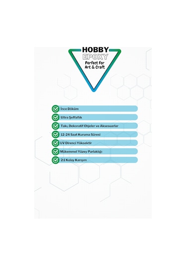 Ultra Şeffaf Hobi Epoksi 3 Kg