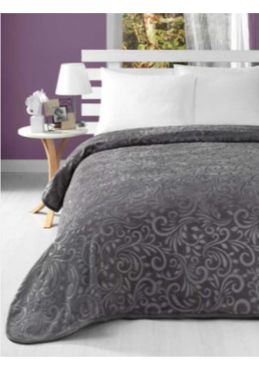 Sense Lüks Goldvizon Battal Boy Battaniye 516 Antrasit 220X240 Antrasit