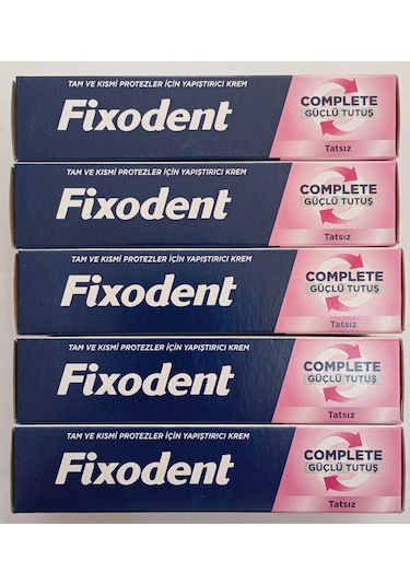 Complete Diş Protez Yapıştırıcı Aromasız 47g X5 Adet