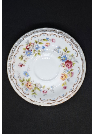 Jubilee Rose Vintage Çay Fincanı 3 Parça 210 Ml Mor - Kırmızı