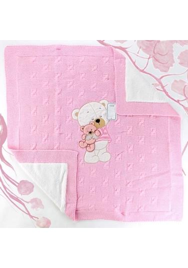 Sebi Bebe Triko Hattuş Battaniye 90 x 90 CM 4148