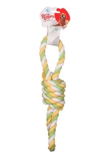 Natura PTH-028 38 CM Çift Tutmaçlı Maxi Halat Köpek Oyuncağı
