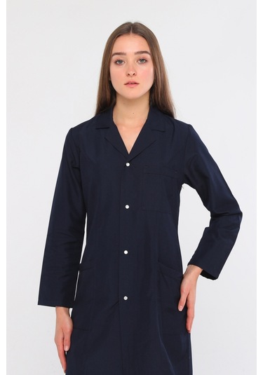 Uniprom Kadın İş Önlüğü Temizlik Görevlisi Hademe Aşçı Stajyer Lacivert