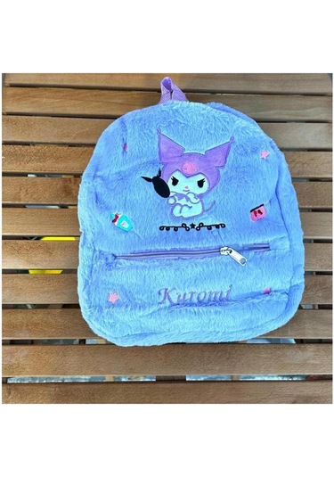 Sanrio Kawai Karrakterleri Kitty -melody -kuromi Peluş Sırt Çantası mor