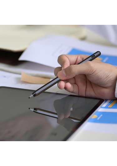 Bix Sp02w Universal Android Ve iPad Tablet Uyumlu Dokunmatik Bluetooth Stylus Yazı Ve Çizim Kalemi Siyah