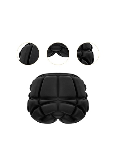 Suntek Kayak Koruyucu Donanım Butt Pad Kaykay Yetişkinler-siyah Siyah
