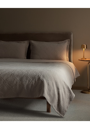 Madame Coco Floralies Çift Kişilik Yatak Örtüsü Yo0000000031çift Kişilik-bej Bej