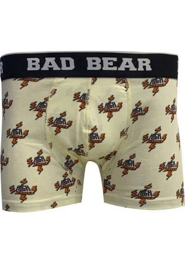 Bad Bear Voltage Erkek Desenli Boxer 210103012-Wht Çok Renkli